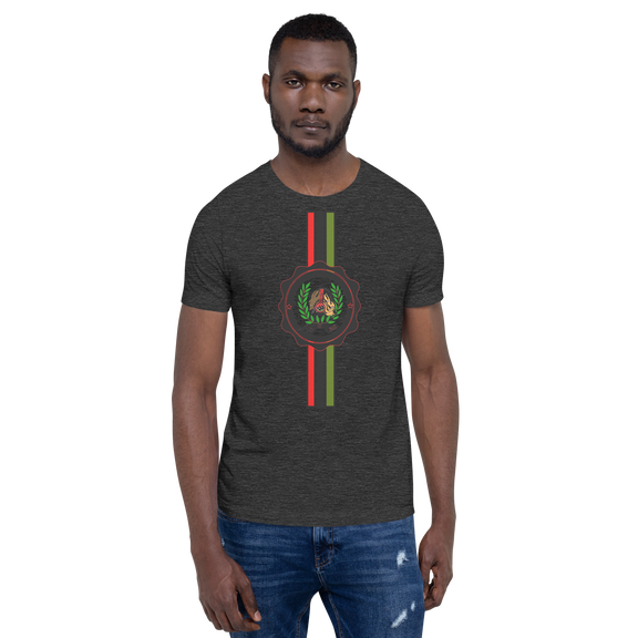 Lion of Judah God V.2 Men’s Red windbreaker & Lion Of Judah God V.2 All over print Red unisex wide leg pants & Lion of Judah God V.2 Unisex t-shirt Bundle