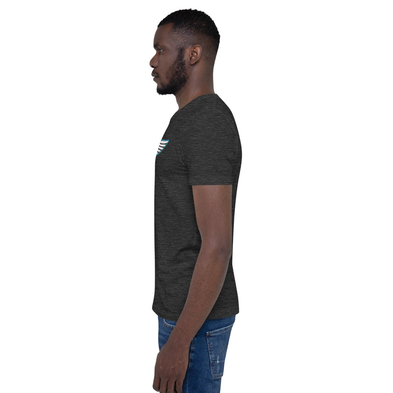 Lion Of Judah Baby Blue logo Short-sleeve unisex t-shirt