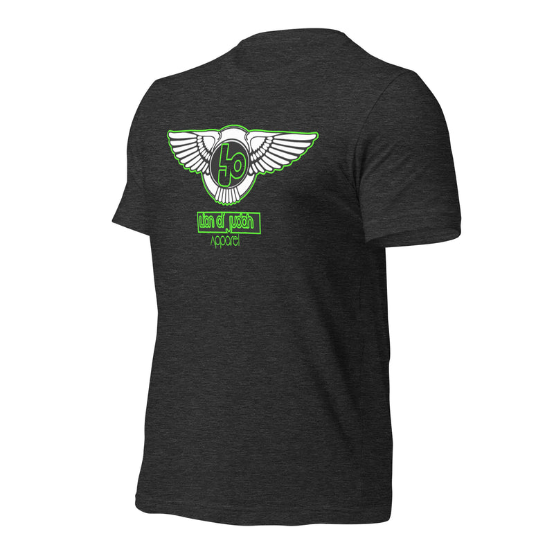 Lion Of Judah Green logo Short-sleeve unisex t-shirt