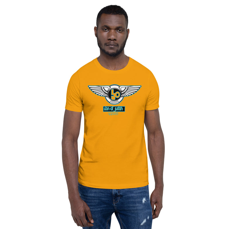 Lion Of Judah Baby Blue logo Short-sleeve unisex t-shirt