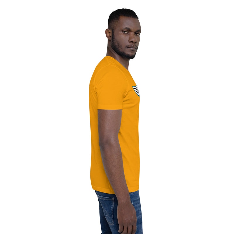 Lion Of Judah Baby Blue logo Short-sleeve unisex t-shirt
