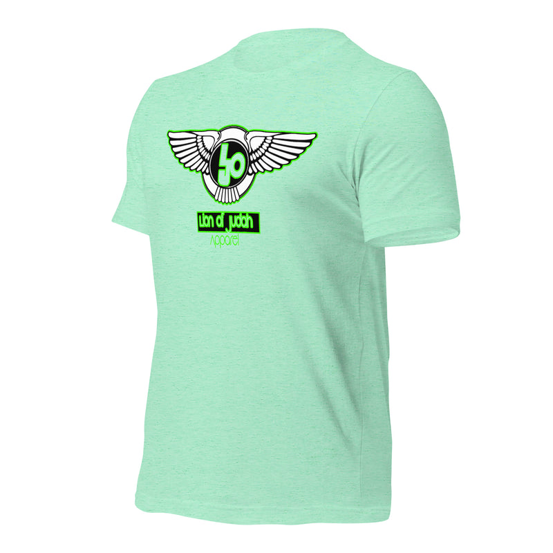 Lion Of Judah Green logo Short-sleeve unisex t-shirt