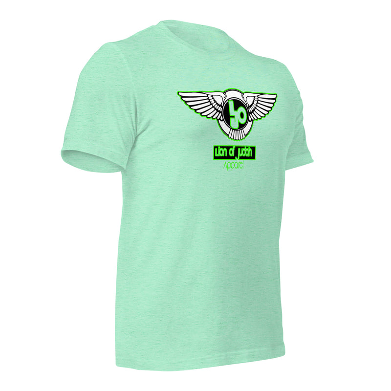 Lion Of Judah Green logo Short-sleeve unisex t-shirt