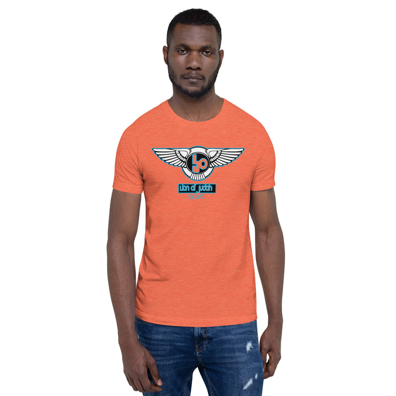 Lion Of Judah Baby Blue logo Short-sleeve unisex t-shirt