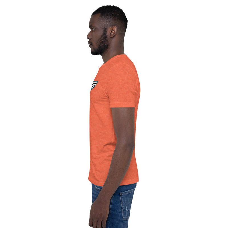 Lion Of Judah Baby Blue logo Short-sleeve unisex t-shirt