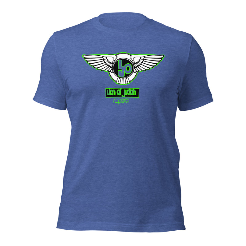 Lion Of Judah Green logo Short-sleeve unisex t-shirt