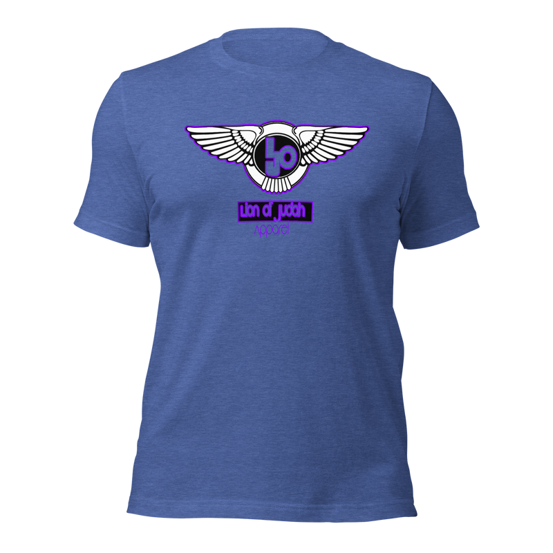 Lion Of Judah Wingz Purple logo Short-sleeve unisex t-shirt