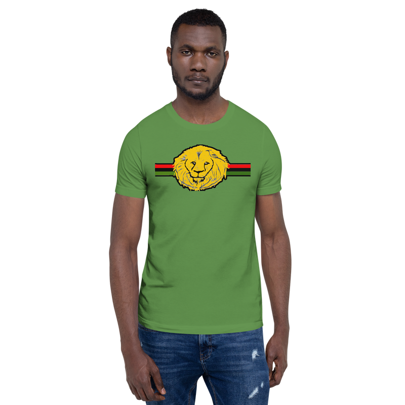 Lion head drawing Short sleeve unisex t-shirt