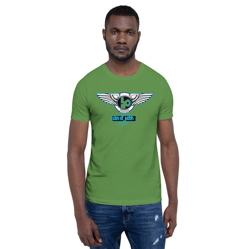 Lion Of Judah Baby Blue logo Short-sleeve unisex t-shirt
