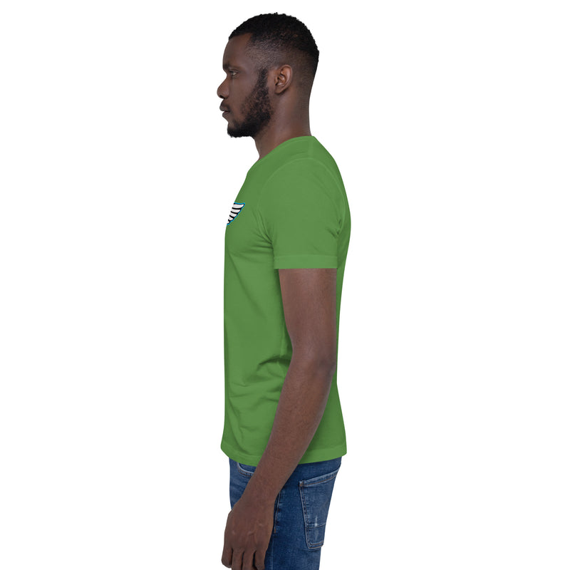 Lion Of Judah Baby Blue logo Short-sleeve unisex t-shirt
