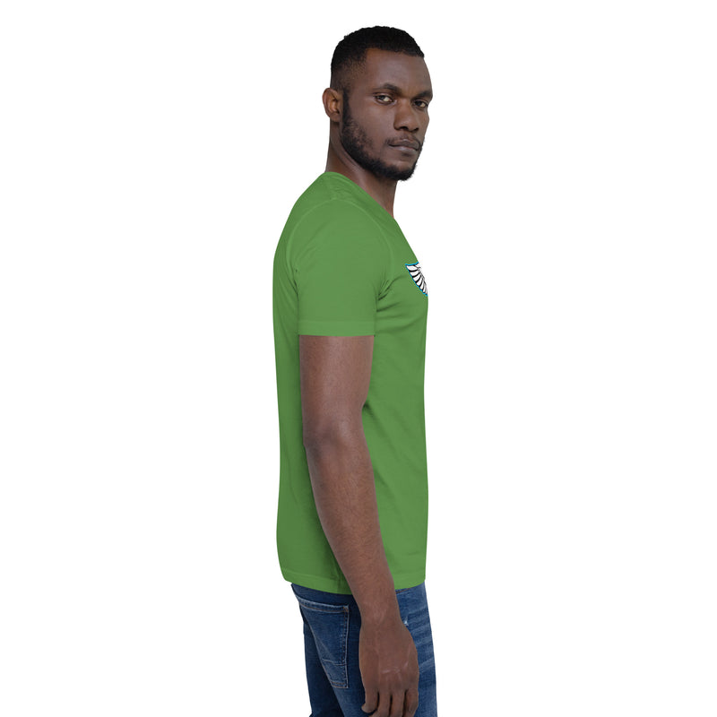 Lion Of Judah Baby Blue logo Short-sleeve unisex t-shirt
