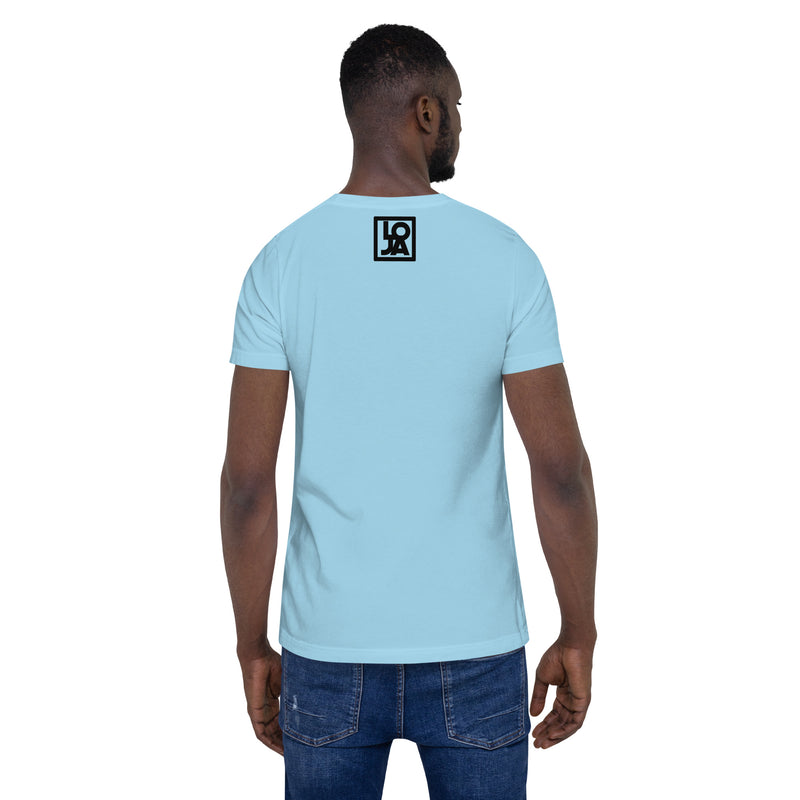 Lion Of Judah Baby Blue logo Short-sleeve unisex t-shirt