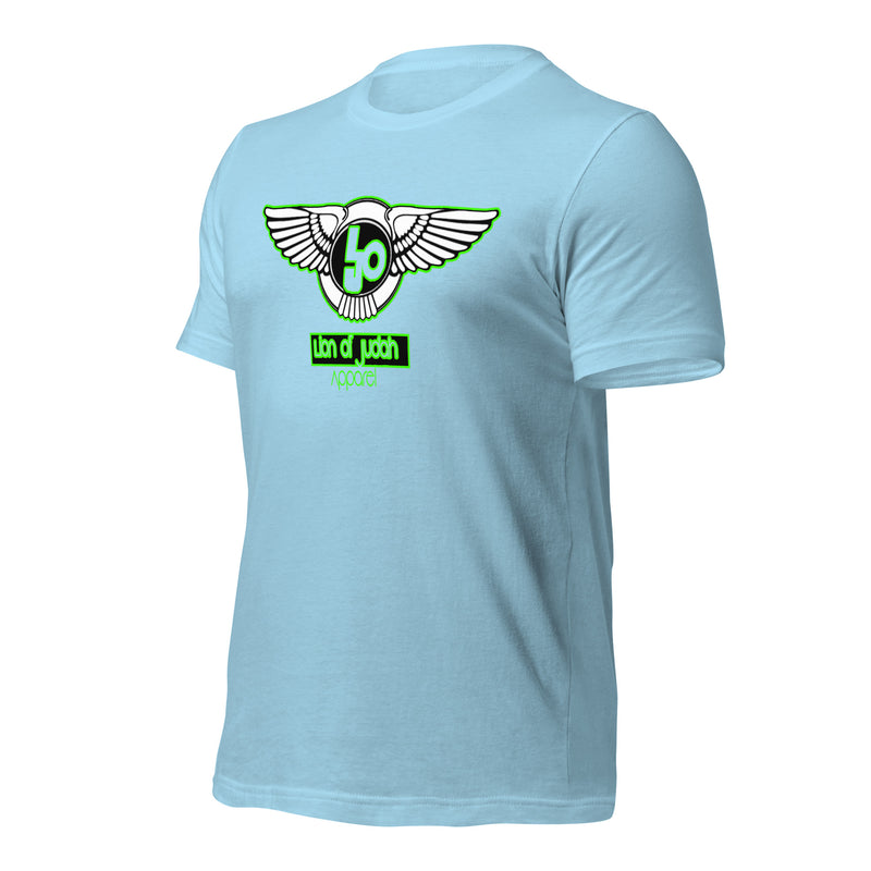 Lion Of Judah Green logo Short-sleeve unisex t-shirt