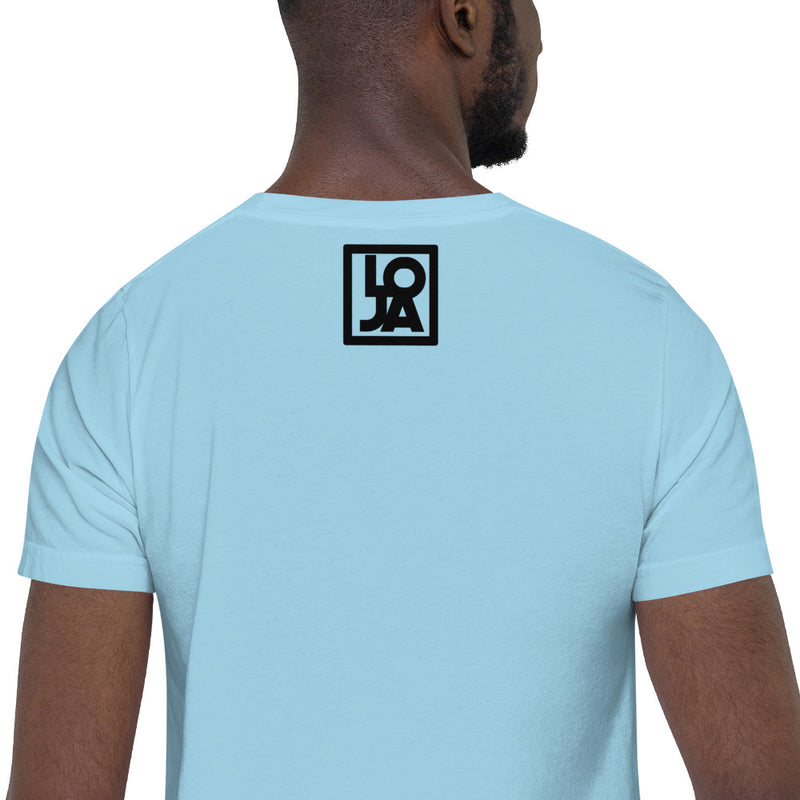 Lion Of Judah Baby Blue logo Short-sleeve unisex t-shirt