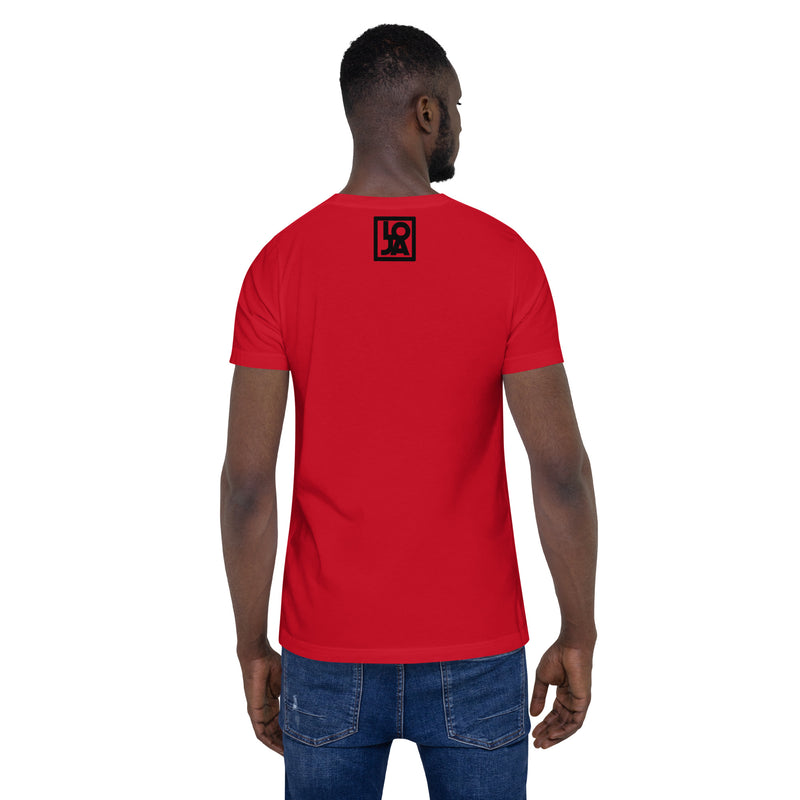 Lion Of Judah Baby Blue logo Short-sleeve unisex t-shirt