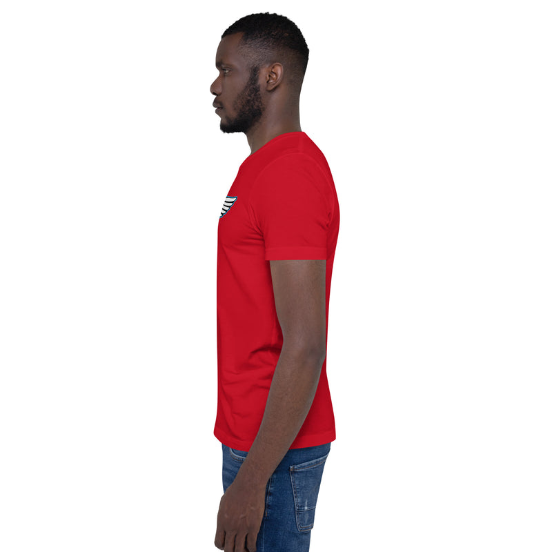 Lion Of Judah Baby Blue logo Short-sleeve unisex t-shirt