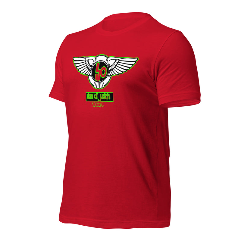Lion Of Judah Green logo Short-sleeve unisex t-shirt