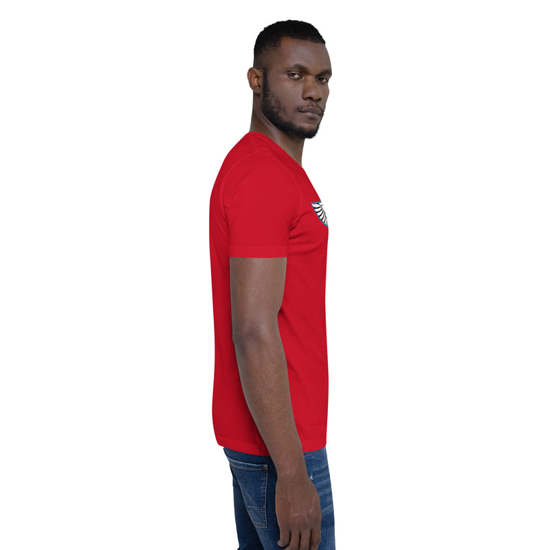 Lion Of Judah Baby Blue logo Short-sleeve unisex t-shirt