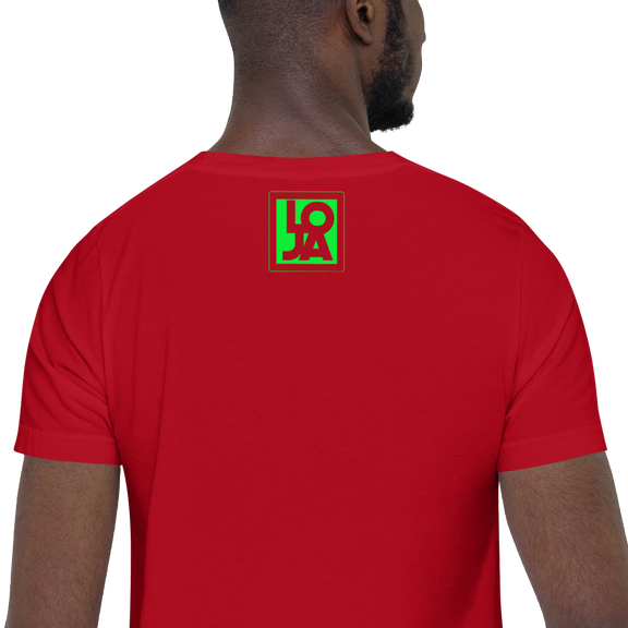 Lion of Judah God V.2 Men’s Red windbreaker & Lion Of Judah God V.2 All over print Red unisex wide leg pants & Lion of Judah God V.2 Unisex t-shirt Bundle