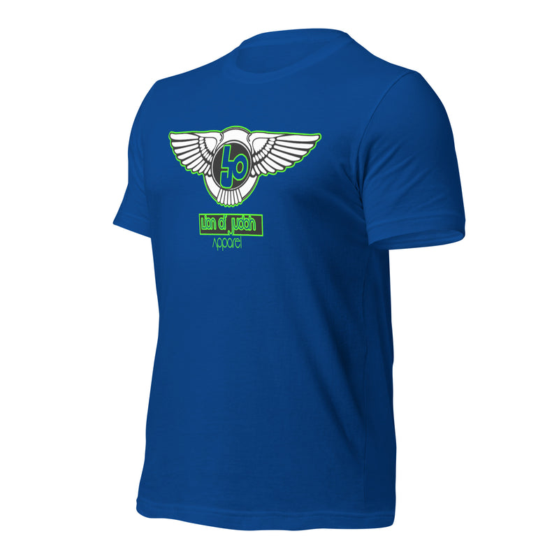 Lion Of Judah Green logo Short-sleeve unisex t-shirt