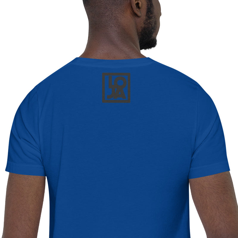 Lion Of Judah Baby Blue logo Short-sleeve unisex t-shirt