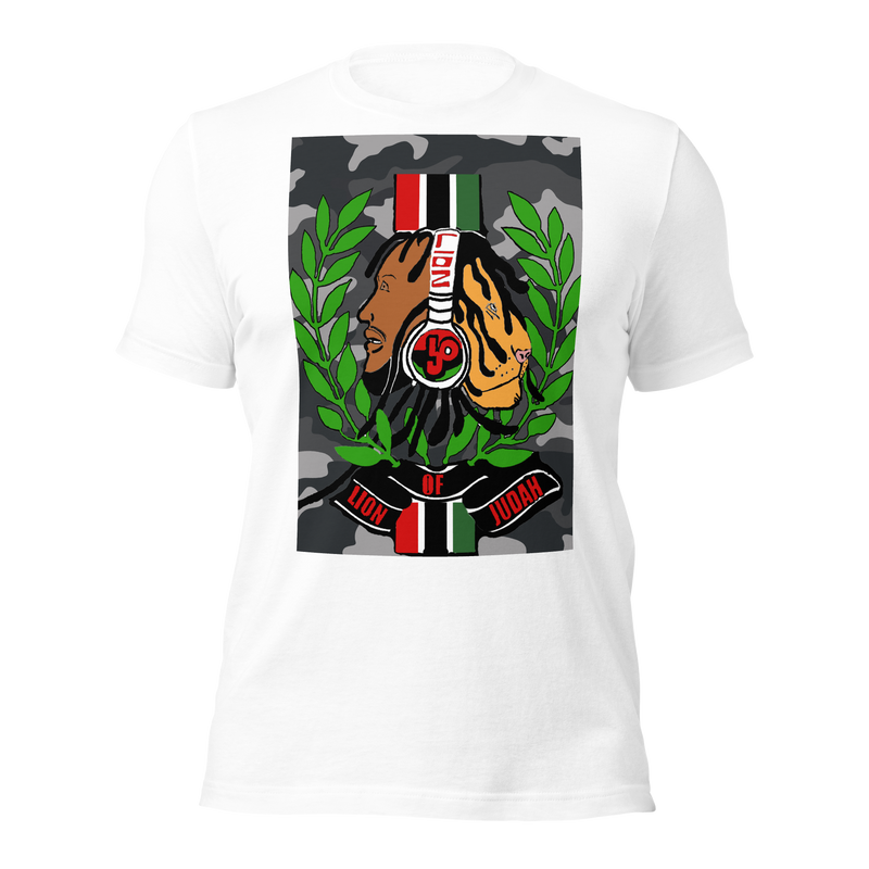 Lion Of Judah God Remixed Camo 2024 Design Men's Tee