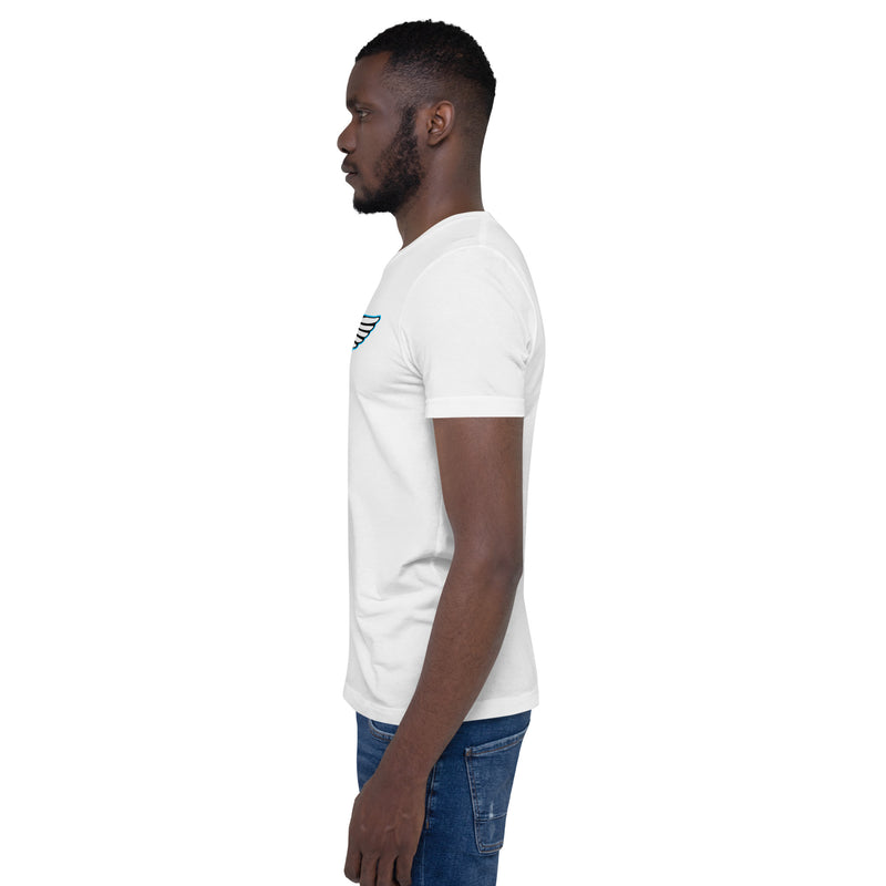 Lion Of Judah Baby Blue logo Short-sleeve unisex t-shirt