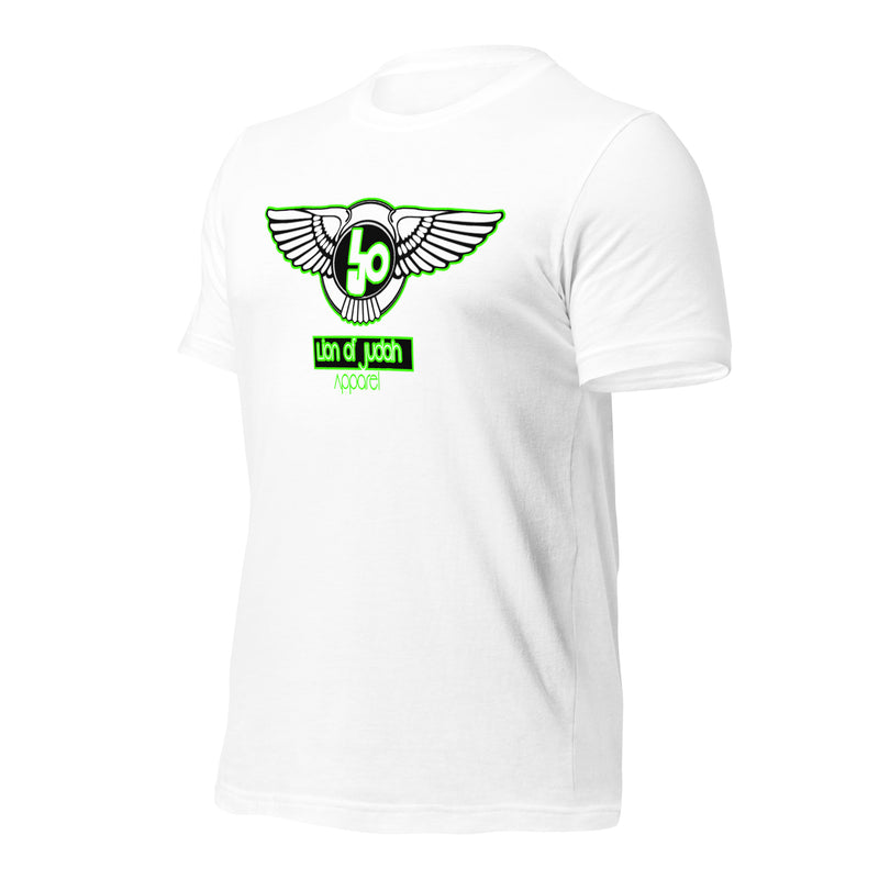 Lion Of Judah Green logo Short-sleeve unisex t-shirt