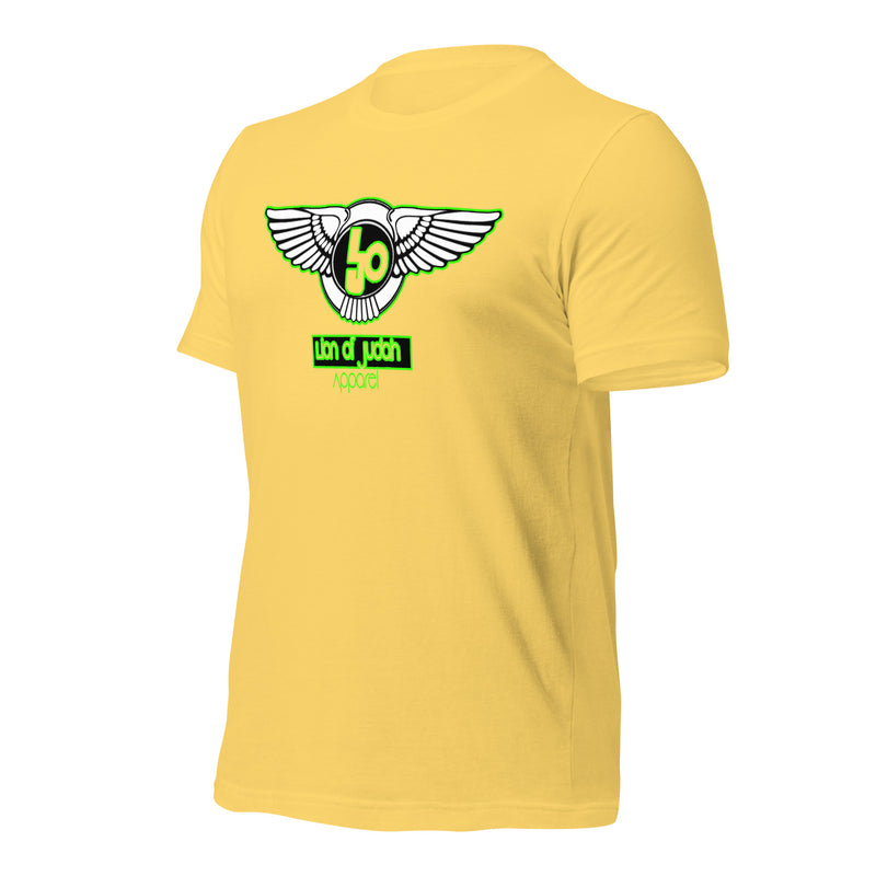 Lion Of Judah Green logo Short-sleeve unisex t-shirt