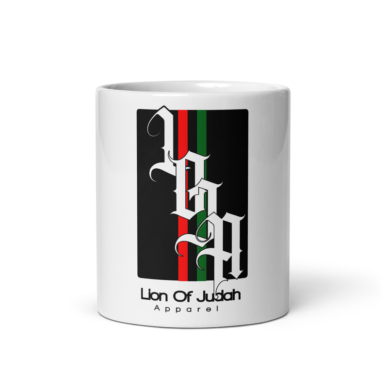 Lion of Judah 2022 Design White glossy mug