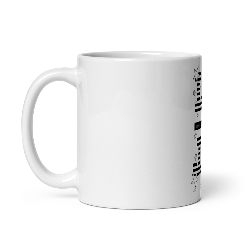 LION OF JUDAH APPAREL STAR DESIGN White glossy mug