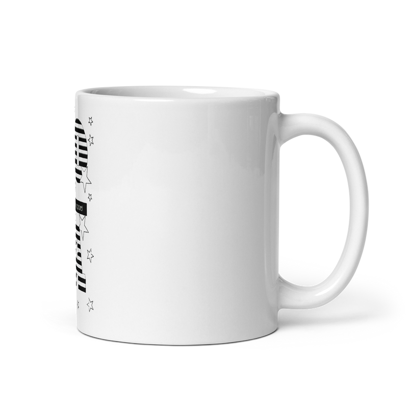LION OF JUDAH APPAREL STAR DESIGN White glossy mug