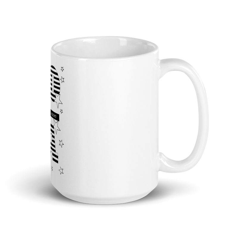 LION OF JUDAH APPAREL STAR DESIGN White glossy mug