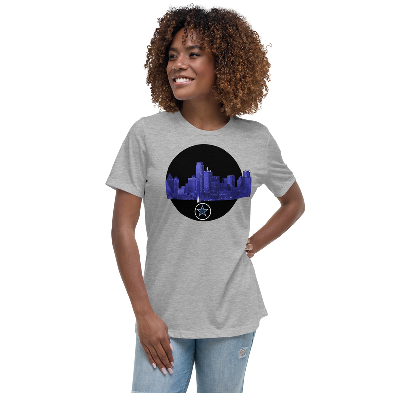 Dallas Texas Skyline Women's Relaxed T-Shirt