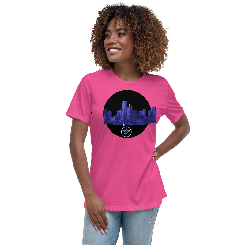 Dallas Texas Skyline Women's Relaxed T-Shirt