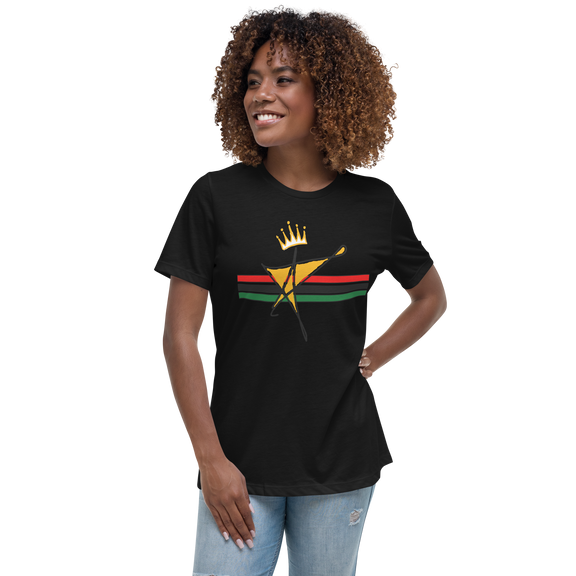 The Black Star Of The Tribe Of Judah Women's Relaxed T-Shirt
