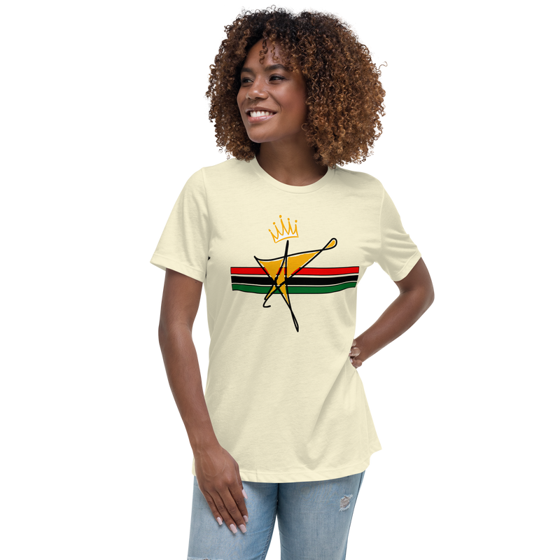 The Black Star Of The Tribe Of Judah Women's Relaxed T-Shirt