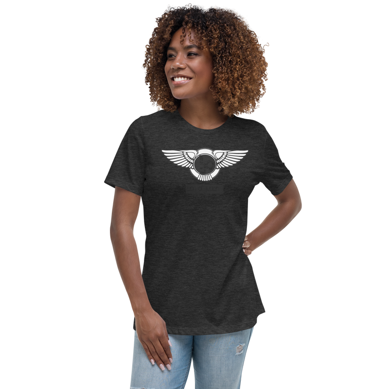 Lion Of Judah Black logo Women's Relaxed T-Shirt