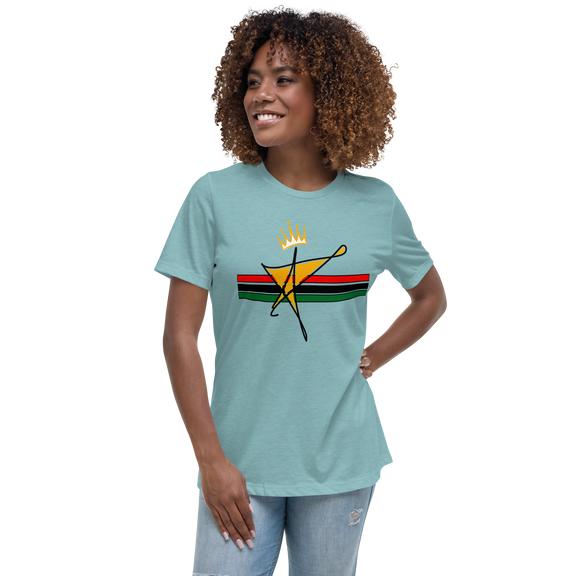 The Black Star Of The Tribe Of Judah Women's Relaxed T-Shirt