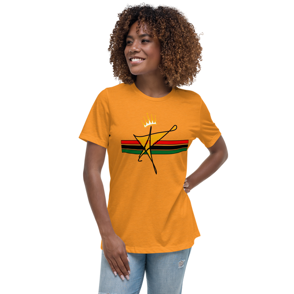 The Black Star Of The Tribe Of Judah Women's Relaxed T-Shirt