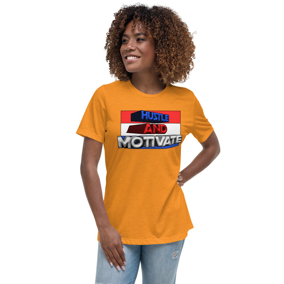 Hustle and Motivate Women's Relaxed T-Shirt