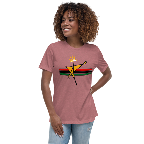 The Black Star Of The Tribe Of Judah Women's Relaxed T-Shirt