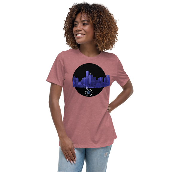 Dallas Texas Skyline Women's Relaxed T-Shirt