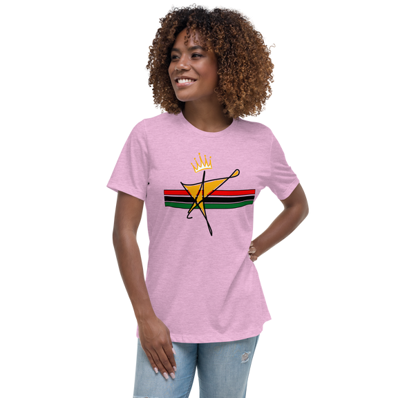 The Black Star Of The Tribe Of Judah Women's Relaxed T-Shirt