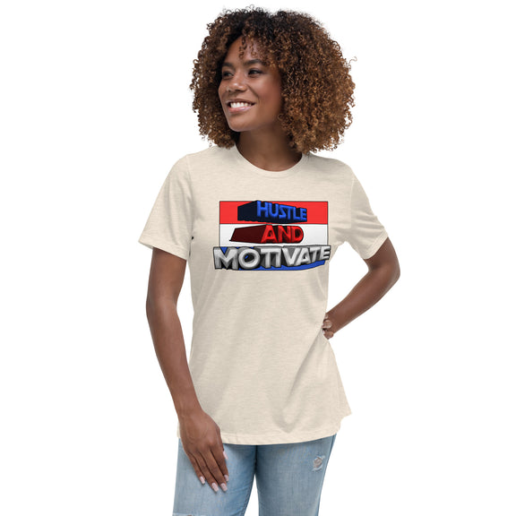 Hustle and Motivate Women's Relaxed T-Shirt