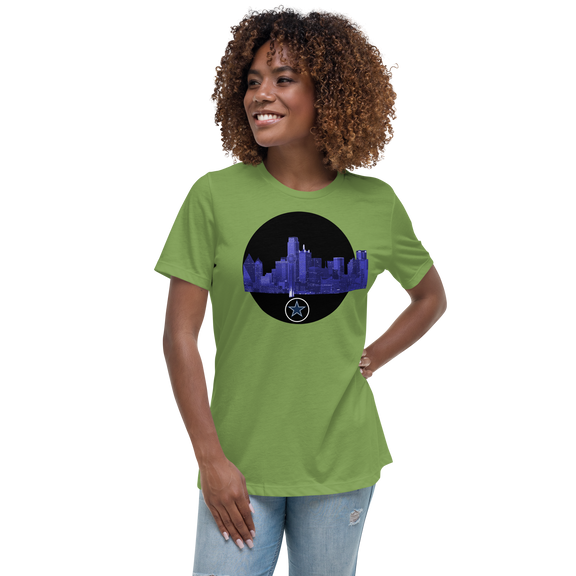 Dallas Texas Skyline Women's Relaxed T-Shirt