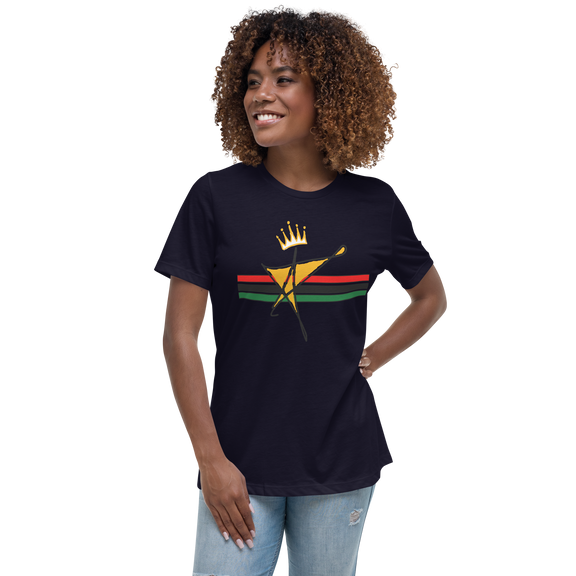 The Black Star Of The Tribe Of Judah Women's Relaxed T-Shirt
