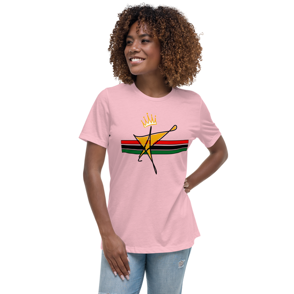 The Black Star Of The Tribe Of Judah Women's Relaxed T-Shirt