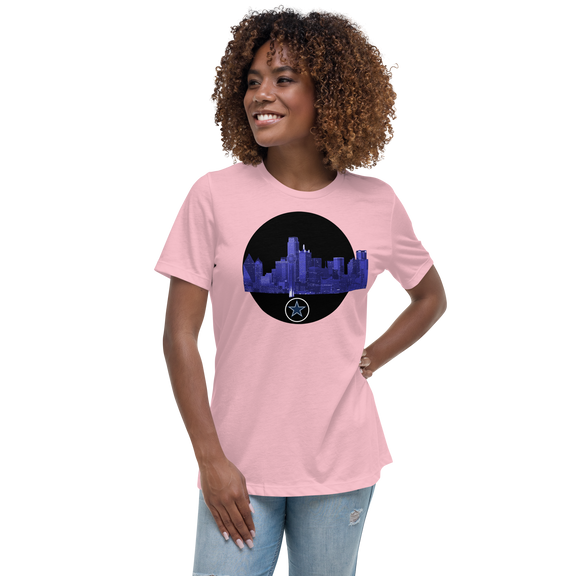 Dallas Texas Skyline Women's Relaxed T-Shirt