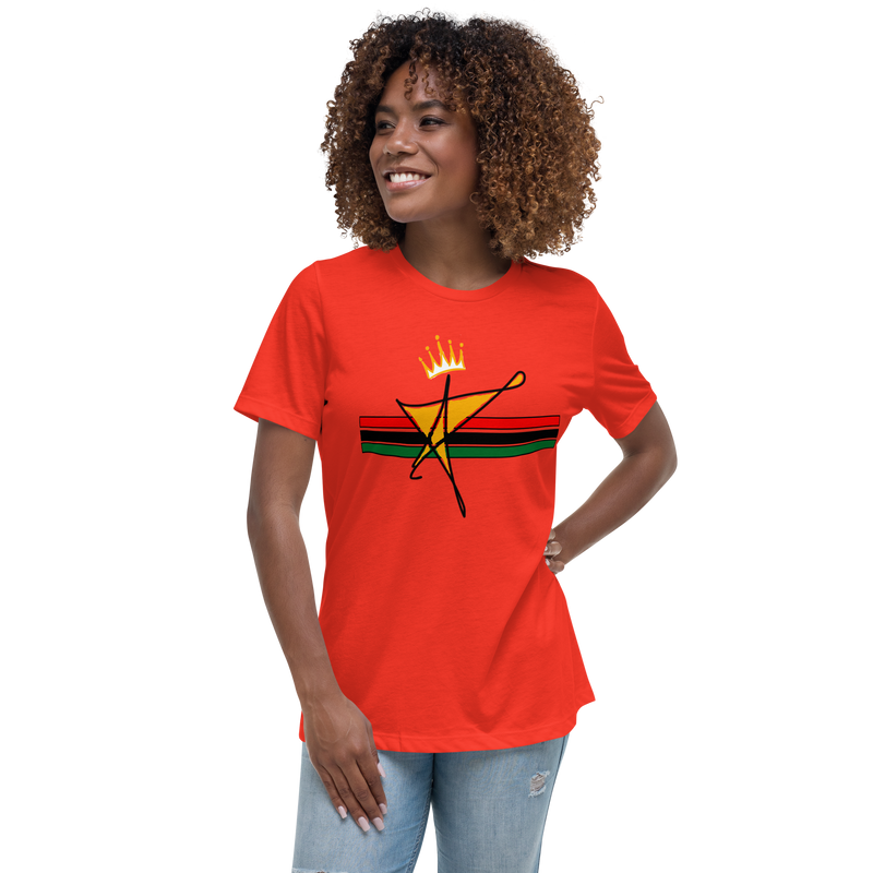 The Black Star Of The Tribe Of Judah Women's Relaxed T-Shirt